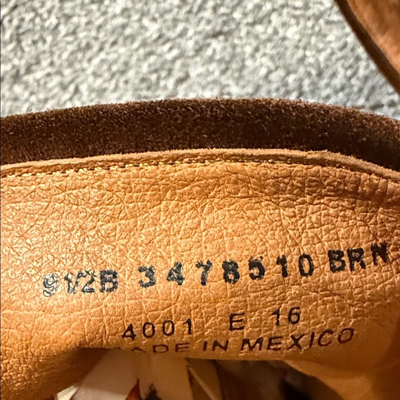 FRYE Women's Natalie Mid Engineer Boot Brown Suede Buckle Boots 9.5M - Picture 6 of 6